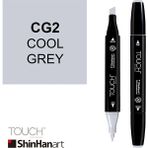 Shinhan Art Touch Twin CG2 Cool Grey Çift Uçlu Markör Kalem
