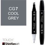 Shinhan Art Touch Twin CG7 Cool Grey Çift Uçlu Markör Kalem