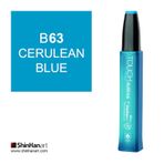 Shinhan Art Touch Twin Marker Refill Ink B63 Cerulean Blue 20 ml Kalem Dolum Mürekkebi