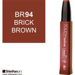 Shinhan Art Touch Twin Marker Refill Ink BR94 Brick Brown 20 ml Kalem Dolum Mürekkebi