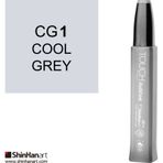 Shinhan Art Touch Twin Marker Refill Ink CG1 Cool Grey 20 ml Kalem Dolum Mürekkebi