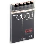 Shinhan Art Touch Twin Ten Renkleri A Çift Uçlu 6'lı Markör Kalem Seti