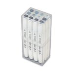 ShinHan Touch Twin Brush Marker mavi/yeşil gri set 12 adet
