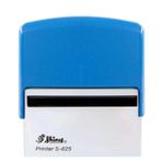 Shiny S-825 70x25 mm Mavi Kasa Siyah Ped