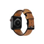 ShinyTECH Apple Watch Retro Deri Kordon Se/3/4/5/6/7/8/9 42,44,45,49mm W10 46,49mm Taba
