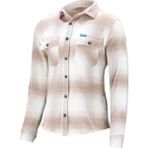 Shinzone Erkek Ragular Fit Çift Cep Çıtçıtlı Oduncu Kahve Beyaz Gömlek - 3XL - Kahve - Beyaz