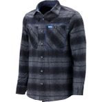 Shinzone Erkek Regular Fit Garnili Çift Cep Çıtçıtlı Oduncu Antrasit Gömlek - 3XL