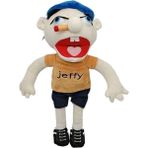 Shipshape 40 cm Yeni Jeffy Şapka Oyunu Jeff Oyunu Periferik Bebek Peluş Oyuncak Jeffy Jeffy Pl (Yurt Dışından) - Kahverengi - Beyaz