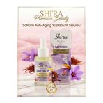 Shi'ra Safranlı Anti Aging Yüz Bakım Serumu 30 ML - Hyaluronik Asit ve Kolajen Destekli Kırışıklık Karşıtı Nemlendirici Cilt Bakımı
