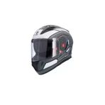 Shiro Fullface 3154 SH-605sv SHADOW TITAN MECHA BLACK/GRAY (Güneş Gözlüklü) Motosiklet Kaskı XL