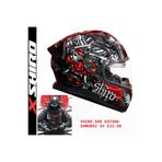 Shiro Fullface Katana Samu Motosiklet Kaskı Kapalı Grafik
