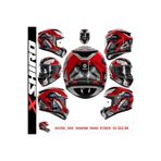 Shiro Fullface Shadow Roa Motosiklet Kaskı Kapalı Grafik
