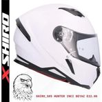 SHIRO KASK 100051 FULLFACE HUNTER M.C _L BEYAZ