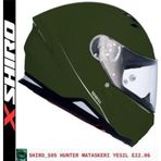 Shıro Kask 100065 Fullface Hunter M.c Matt_m Green