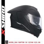 Shıro Kask 100241 Fullfacc Raptor Mçc Matt_l Siyah