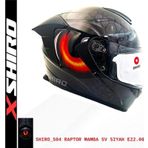SHIRO KASK 100247 FULLFACC RAPTÖR MAMBA _L SİYAH