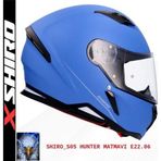 Shıro Kask Fullface Hunter M.c Mat Mavi L 5960