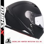 Shıro Kask Fullface Hunter M.c Mat Siyah L 5960
