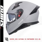 Shıro Kask Fullface Katana M.c Sv(Gözlüklü) Mat Nardo L 5960 - Nardo Gri