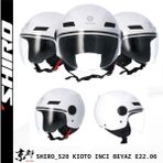 Shıro Kask Jet Ofc Kıoto M.c İnci Beyaz L 5960