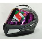 Shiro Kask Shiro Shadow Titan Mecha Mat Grey Güneş Vizörlü - Iridyum Vizör Hediye - XL