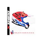 Shiro Off & Road Mx Off Ro Motosiklet Kaskı Cross Grafik