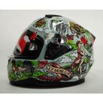 Shiro SH-667 Oldskull Güneş Vizörlü Kapalı Kask - XL