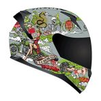 Shiro SH-667SV Blaster Oldskull Motosiklet Kaskı - XL
