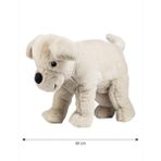 Shiva Gift&More Köpek Figürlü Dolgulu Bebek Kırlent Peluş Yumuşak Oyuncak Uyku ve Oyun Arkadaşı 50 cm - Krem