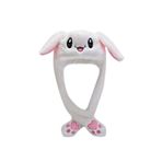 SHIVA Gift&More Kulakları Hareket Eden Tavşan Şapka Peluş Oyun Arkadaşı