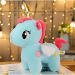 SHIVA Gift&More Sevimli Pony Peluş Unicorn Tek Boynuzlu At Uyku Yastığı Arkadaşım