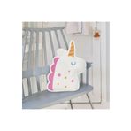 SHIVA Gift&More Unicorn Yastık Pony Şekilli Sevimli Peluş Kırlent Çocuk Odası dekorasyonu uyku oyun arkadaşı 45 cm