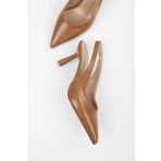 Shoeberry Kadın Alora Karamel Cilt Stiletto