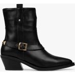 Shoeberry Kadın Arden Siyah Cilt Kovboy Bot