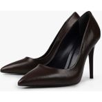 Shoeberry Kadın Deyna Kahve Cilt Stiletto