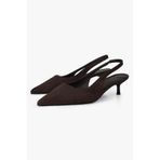 Shoeberry Kadın Kate Acı Kahve Süet Stiletto