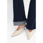Shoeberry Kadın Luna Ekru Cilt Stiletto