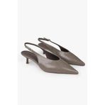 Shoeberry Kadın Luna Vizon Cilt Stiletto