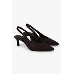 Shoeberry Kadın Peta Acı Kahve Süet Stiletto