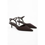 Shoeberry Kadın Raphael Kahve Süet Stiletto