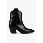 Shoeberry Kadın Vega Siyah Cilt Kovboy Bot