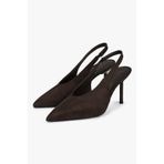 Shoeberry Kadın Vetra Kahve Süet Stiletto