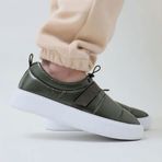 Shoecide CH137 ABT Parachute Haki Renk Beyaz Taban Erkek Günlük Ayakkabı