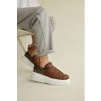Shoecide CH145 CBT Sauerberg Taba Renk Beyaz Taban Erkek Günlük Ayakkabı