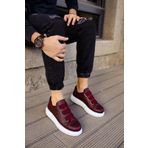 Shoecide CH253 CBT Mirror Non Bordo - Beyaz Renk Erkek Günlük Ayakkabı