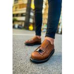 Shoecide SHCH297 CRT Verona Taba Renk Kemerli Tasarım Erkek Günlük Ayakkabı
