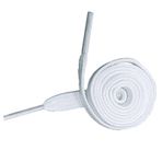 Shoelaces Atletik Koşu Ayakkabıları Boot Strings için Düz İçi Boş Ayakkabı Bağcıkları Spor Ayakkabıları, Beyaz, 63 inches (160.02 cm)