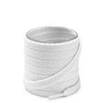 Shoemate Spor Ayakkabı ve Atletik Ayakkabılar için Düz Düz Düz Renk 5/16" Ayakkabı Bağcıkları, Ayakkabı İpleri, 01 Beyaz, 58"(147cm)