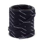 Shoemate Spor Ayakkabı ve Atletik Ayakkabılar için Şık Kalın Düz 1,7 cm Ayakkabı Bağcıkları, Ayakkabı İpleri, 06 Lacivert/Beyaz, 50"(127cm)