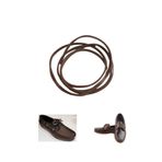 Shoes Comfort Deri Ayakkabı Bağcığı,Timberland Dexter, Ayakkabıya Uygun Deri Bağcık, 1 Adet KAHVERENGİ - 100 cm